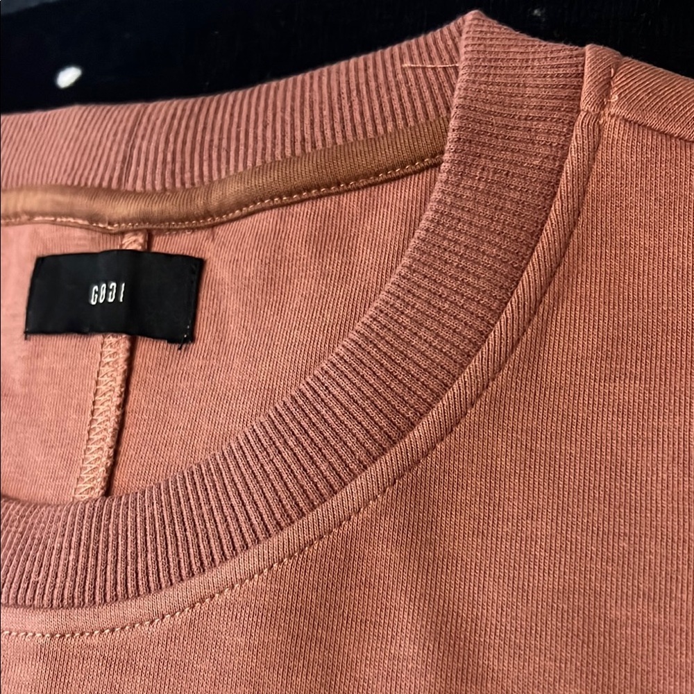 GODI Wear Short Sleeve Flair Heavyweight Sweatshirt T Shirt - Picture 5 of 11